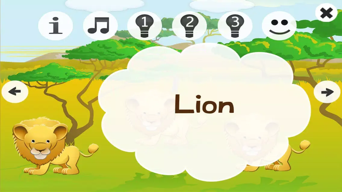 Animals! Safari animal learning game for children from age 2: Hear, listen and learn about the wilderness应用截图