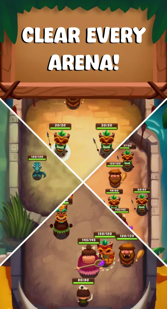 Grugs Arena: Jungle Brawl应用截图