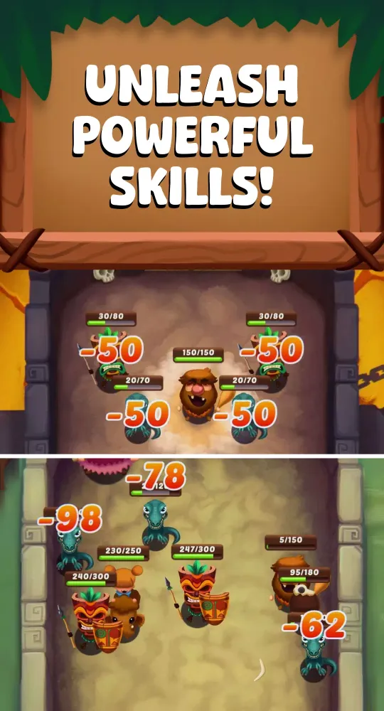 Grugs Arena: Jungle Brawl应用截图