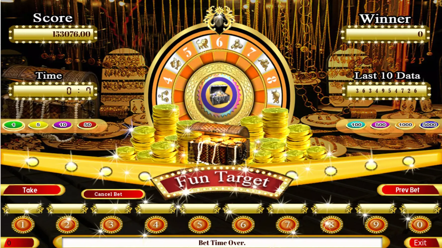 Fun Game Roulette Spin Target Screenshots