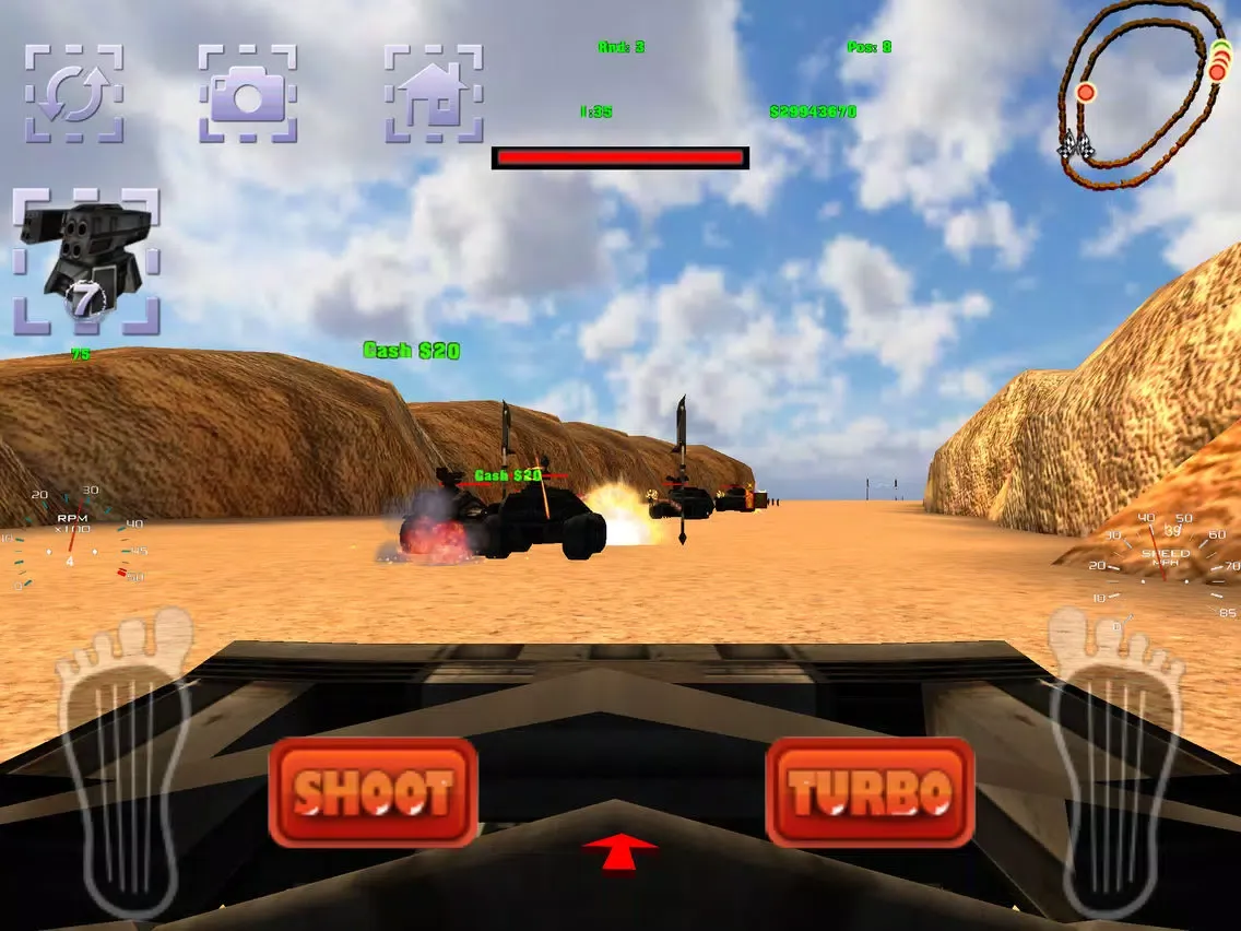 Death Race: Sahara iPad  Screenshots