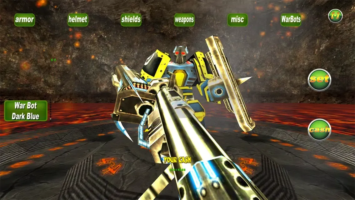 Captures d'écran de WarBot Dash