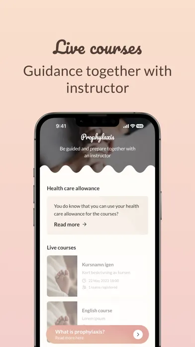 ELSA birth app Ekran Görüntüleri