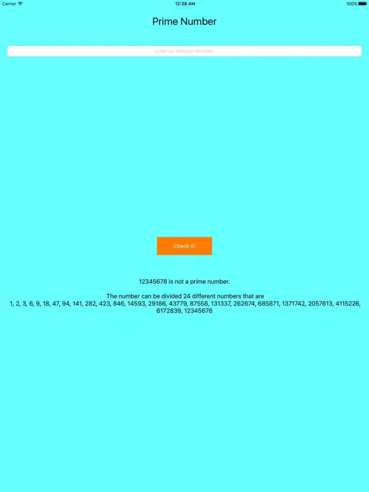 تصاویر Prime Number - Number of Divisors iPad 