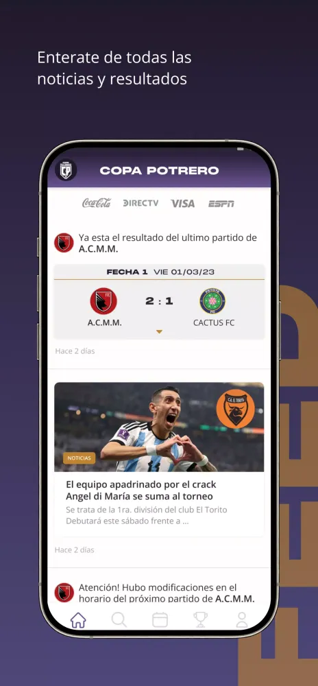 Copa Potrero Screenshots