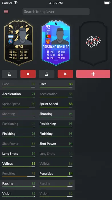 FUT Mind 24 - Players database سکرین شاٹس