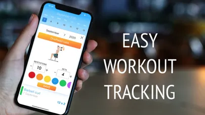 Tangkapan layar Workout Tracker Plus - gym log