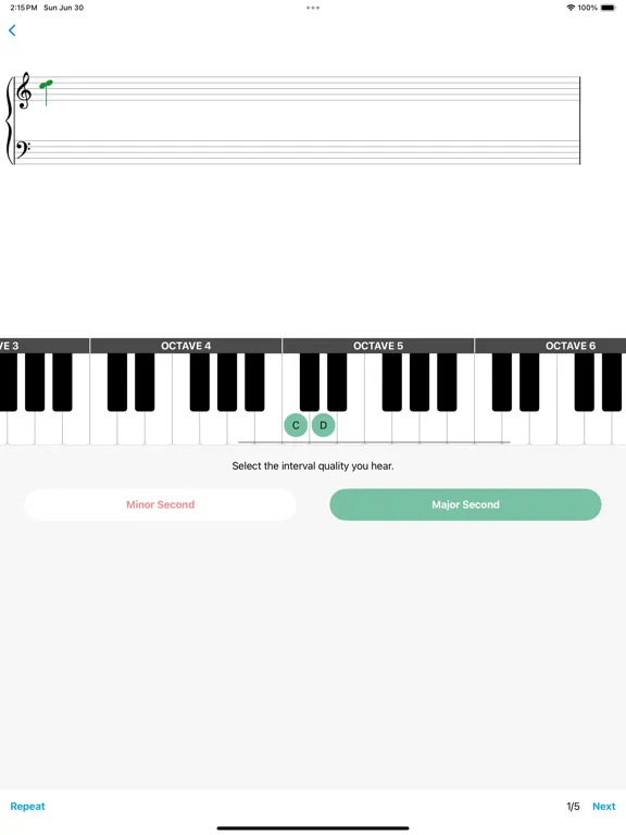 Captures d'écran de Musical Ear - Ear Training iPad 