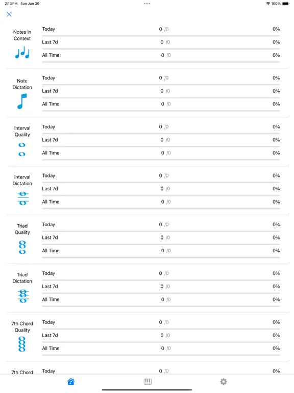 Captures d'écran de Musical Ear - Ear Training iPad 
