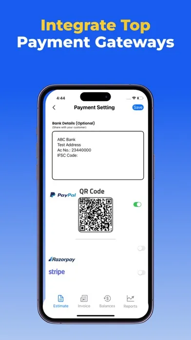 Tangkapan skrin Invoice Maker & Estimates App