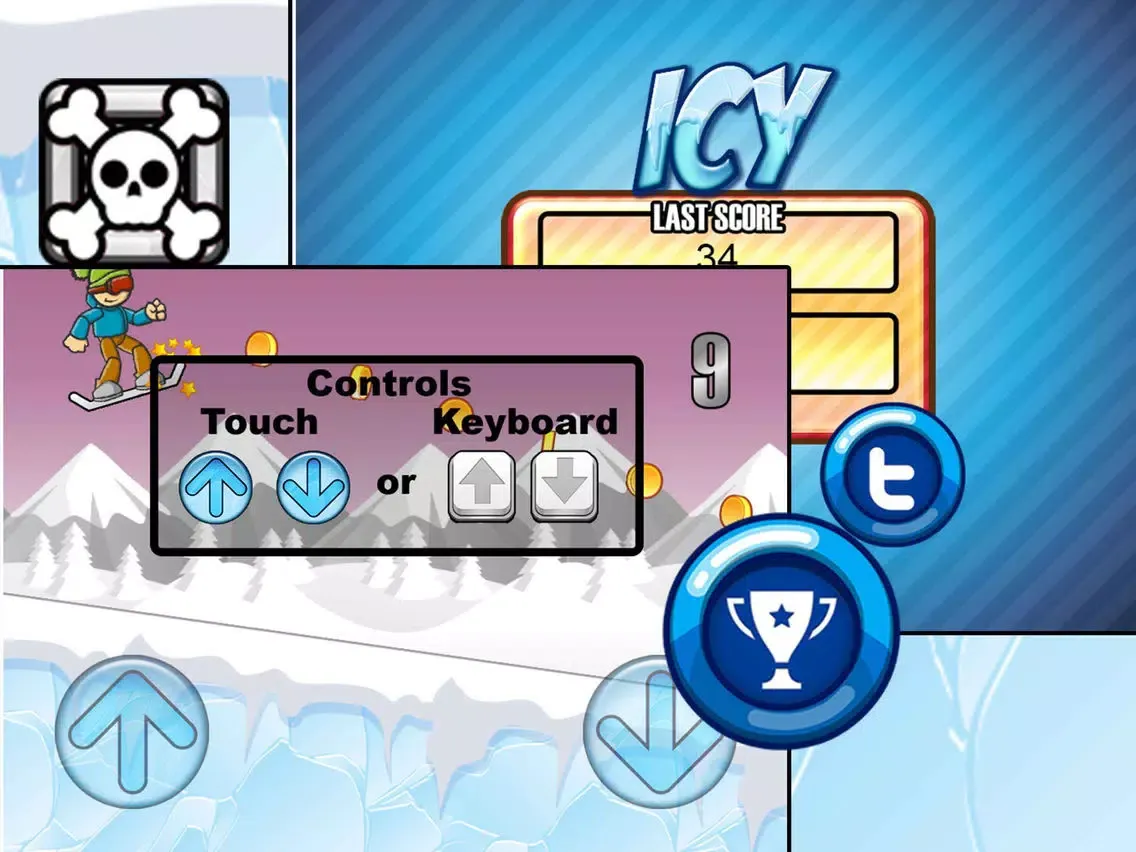 游戏 - Ski legend® iPad  স্ক্রিনশট