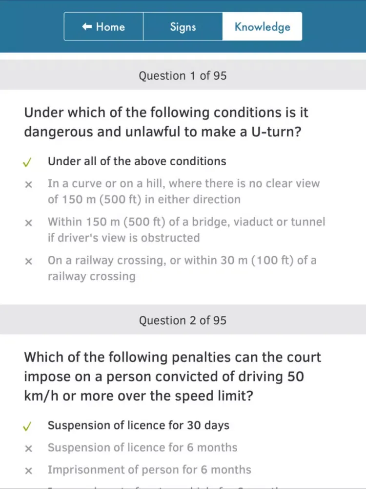 G1 Test Questions 2018 iPad  স্ক্রিনশট