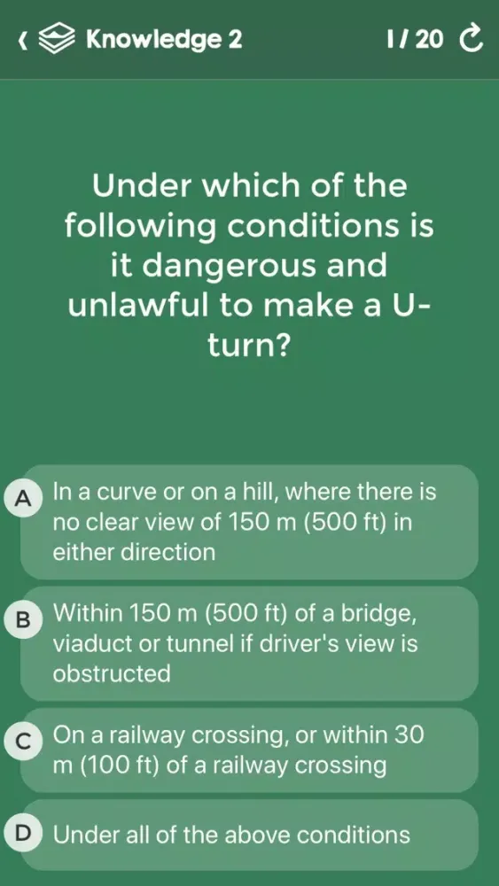G1 Test Questions 2018 স্ক্রিনশট