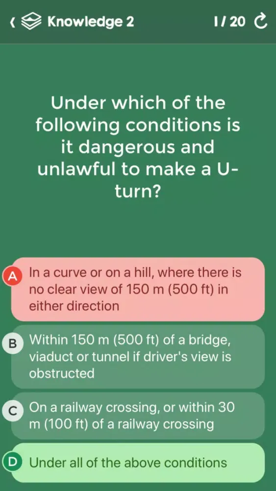 G1 Test Questions 2018 স্ক্রিনশট