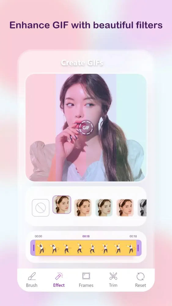 Photo to GIF editor: Maker GIF Screenshots