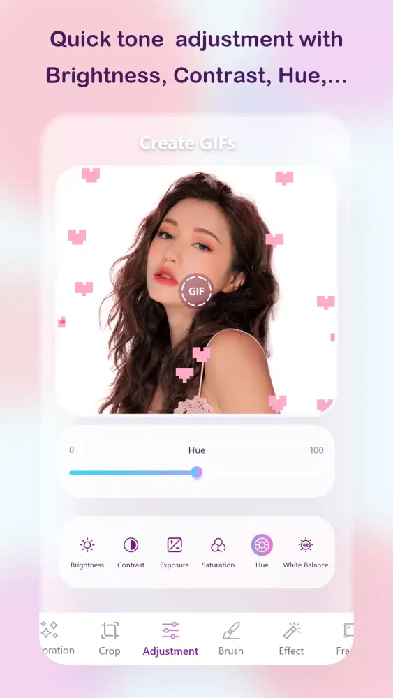 Photo to GIF editor: Maker GIF Screenshots