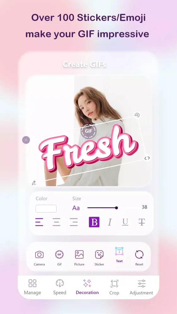 Photo to GIF editor: Maker GIF Screenshots