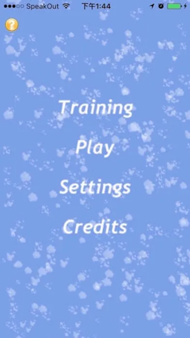 Tangkapan skrin snow ski game