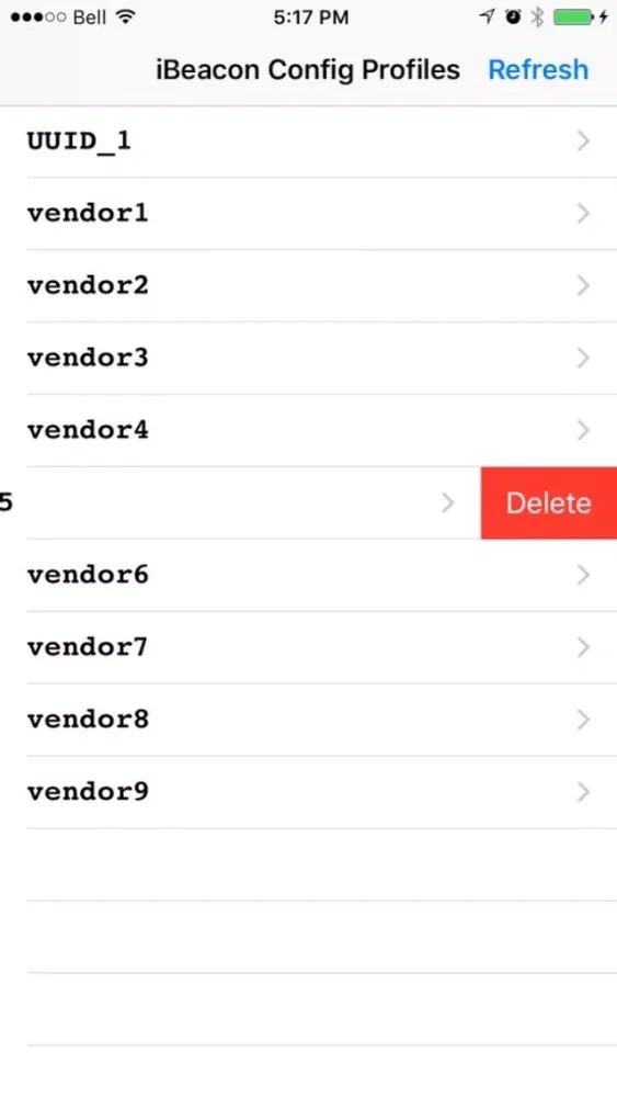 iBeacon Tester - Performance स्क्रीनशॉट