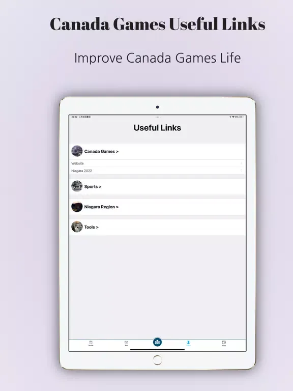 Screenshot di Canada Games Chatbot iPad 