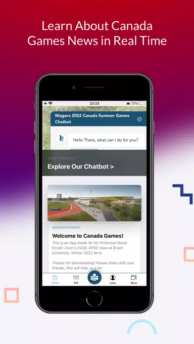 Capturas de pantalla de Canada Games Chatbot