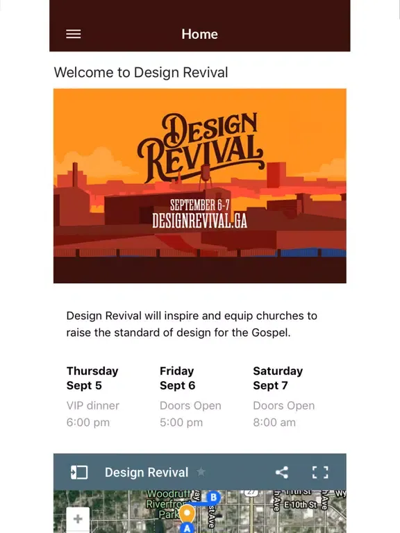 Tangkapan layar Design Revival iPad 