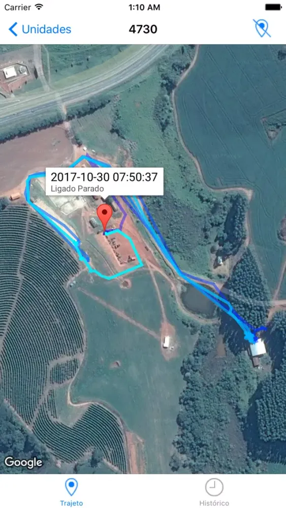 Zrzuty ekranu Frota Fácil GA Agro Soluções