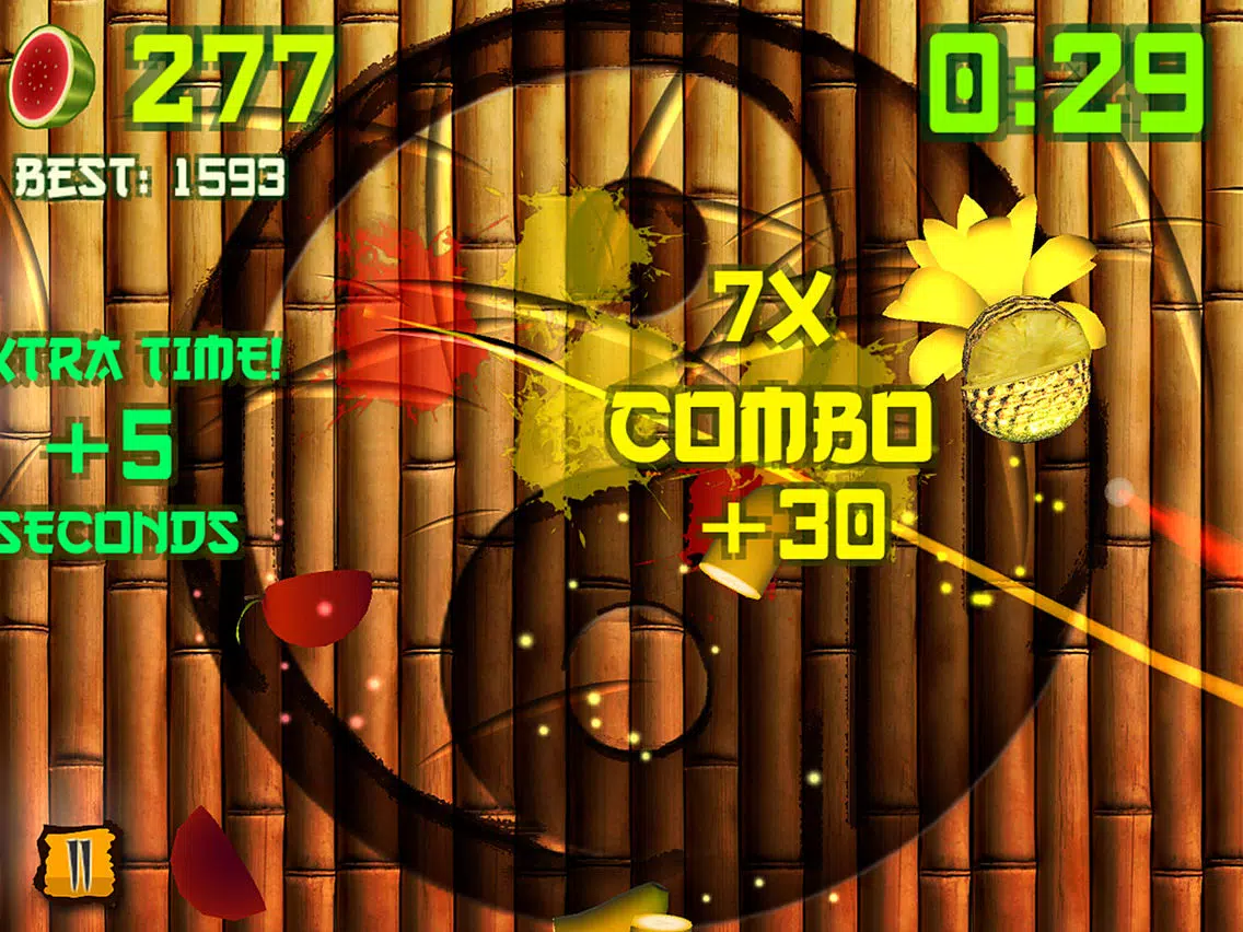Fruit Master - Samurai Slicing iPad  Ekran Görüntüleri