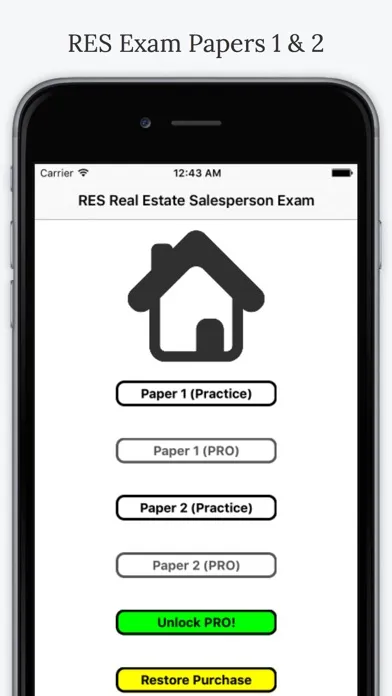 RES Real Estate Salesperson Exam Simulator سکرین شاٹس