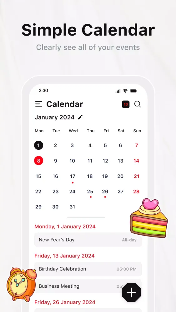 Calendar 2025 スクリーンショット