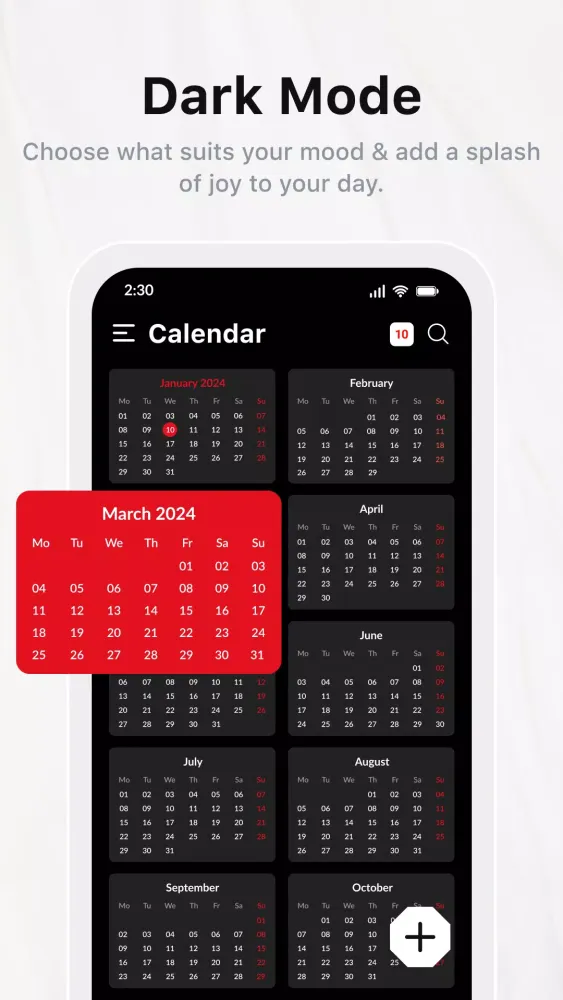 Calendar 2025 スクリーンショット