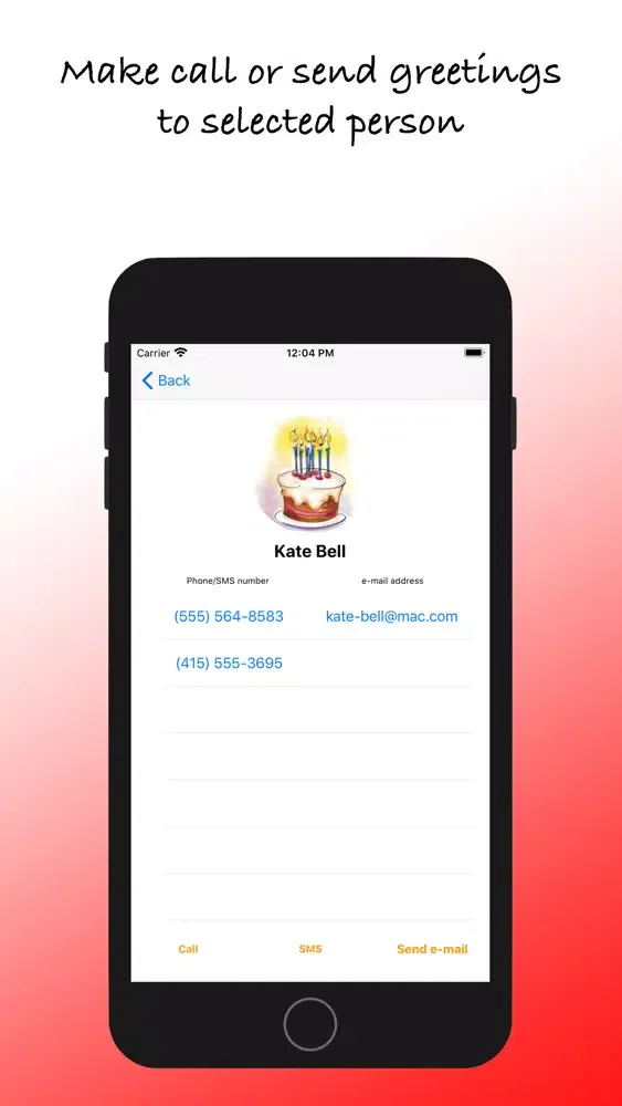BirthDay Monitor Screenshots
