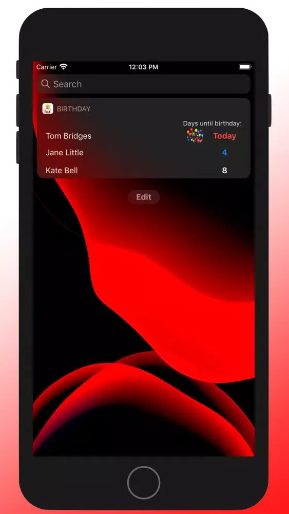 BirthDay Monitor Screenshots