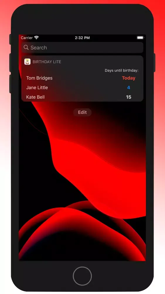 Capturas de tela do BirthDay Monitor Lite