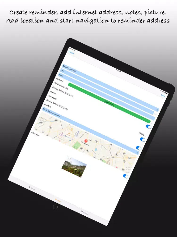 Ảnh chụp màn hình của Yeah! - Total reminder iPad 