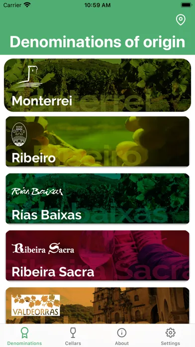 Tangkapan skrin WineTourism in Galicia