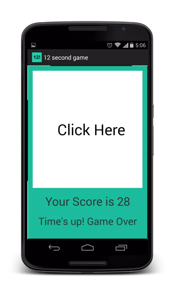 ภาพหน้าจอของ 12 Seconds Game