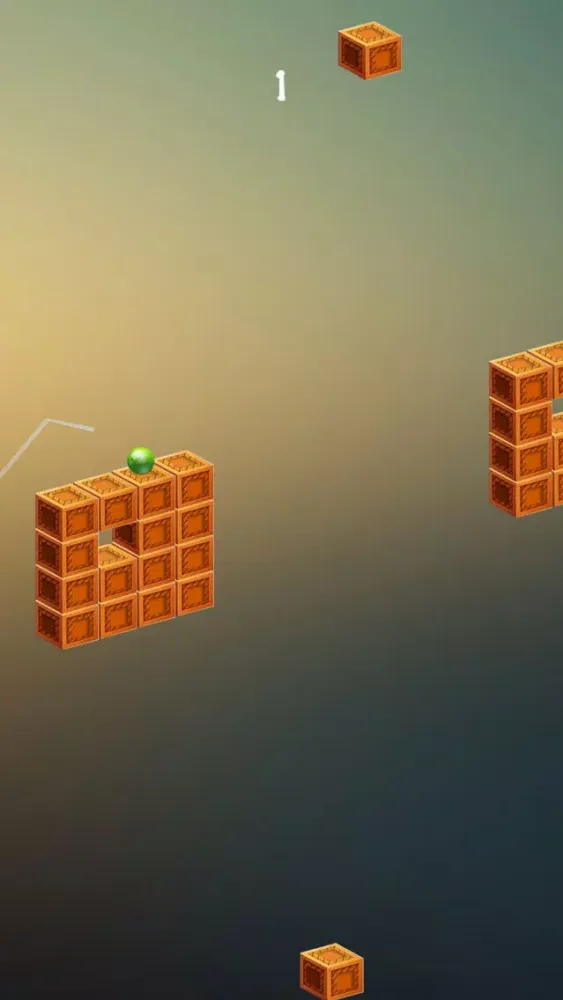 Zrzuty ekranu Ball Jumpy - Adventures of ball on cubes path