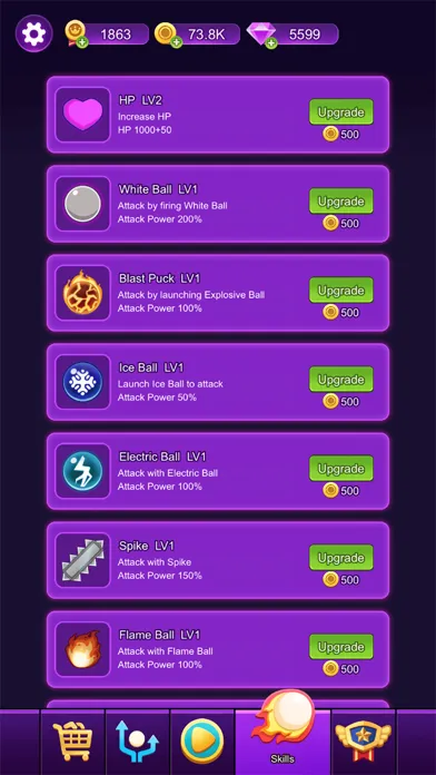 Bricks Breaker:Ball Blast Screenshots