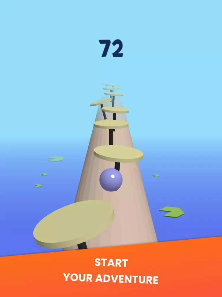Tangkapan skrin Bouncy Ball 3D Game- 2021 Game iPad 
