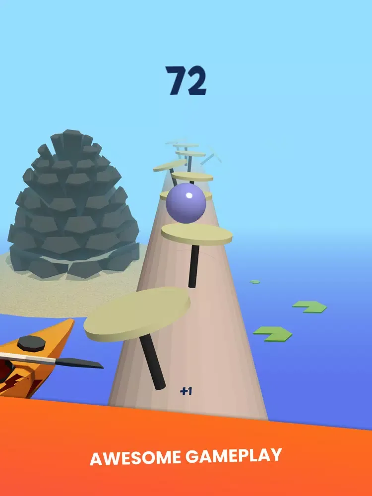 Tangkapan skrin Bouncy Ball 3D Game- 2021 Game iPad 