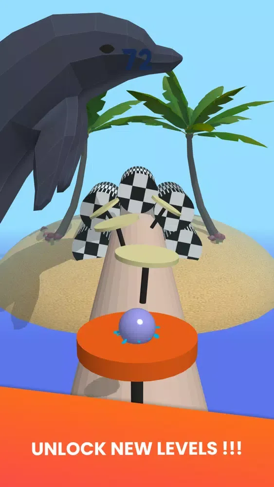 Tangkapan skrin Bouncy Ball 3D Game- 2021 Game