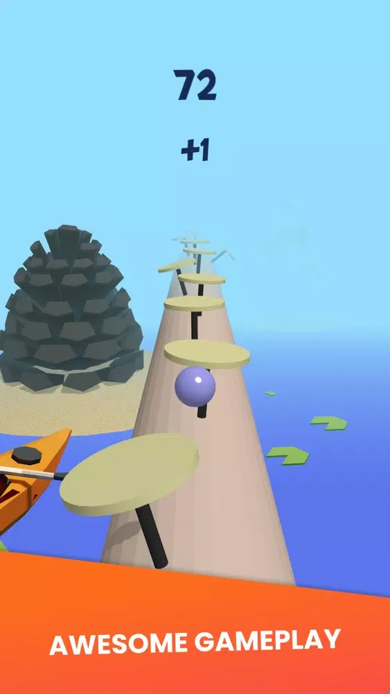Tangkapan skrin Bouncy Ball 3D Game- 2021 Game