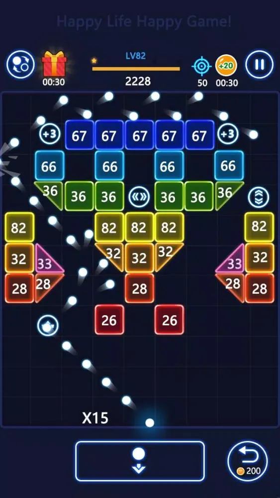Brick Ball Fun - Crush blocks スクリーンショット