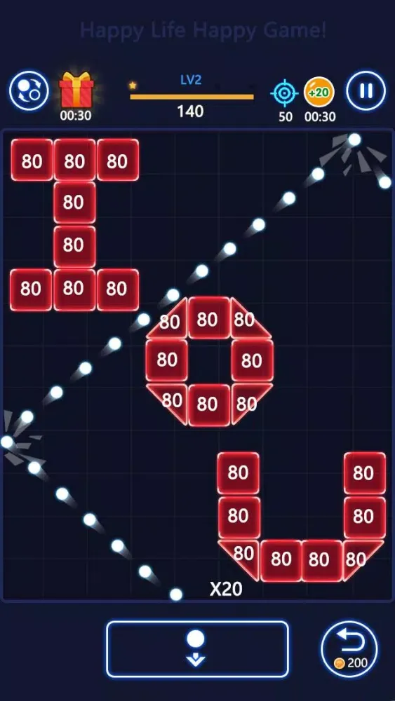 Brick Ball Fun - Crush blocks スクリーンショット