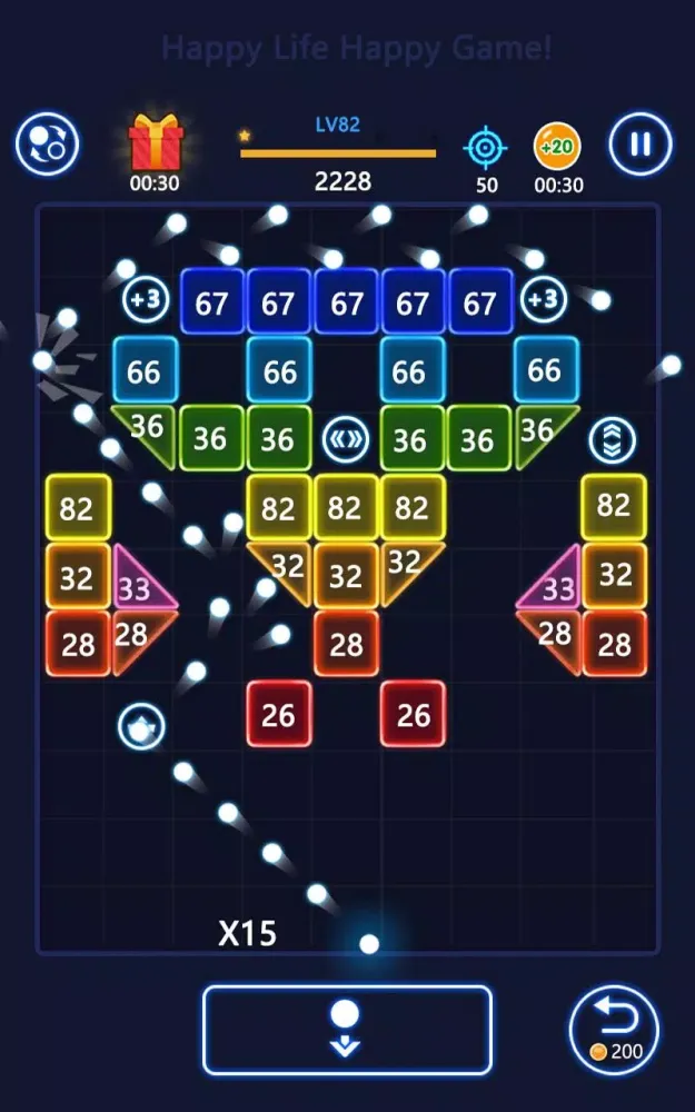 Brick Ball Fun - Crush blocks スクリーンショット