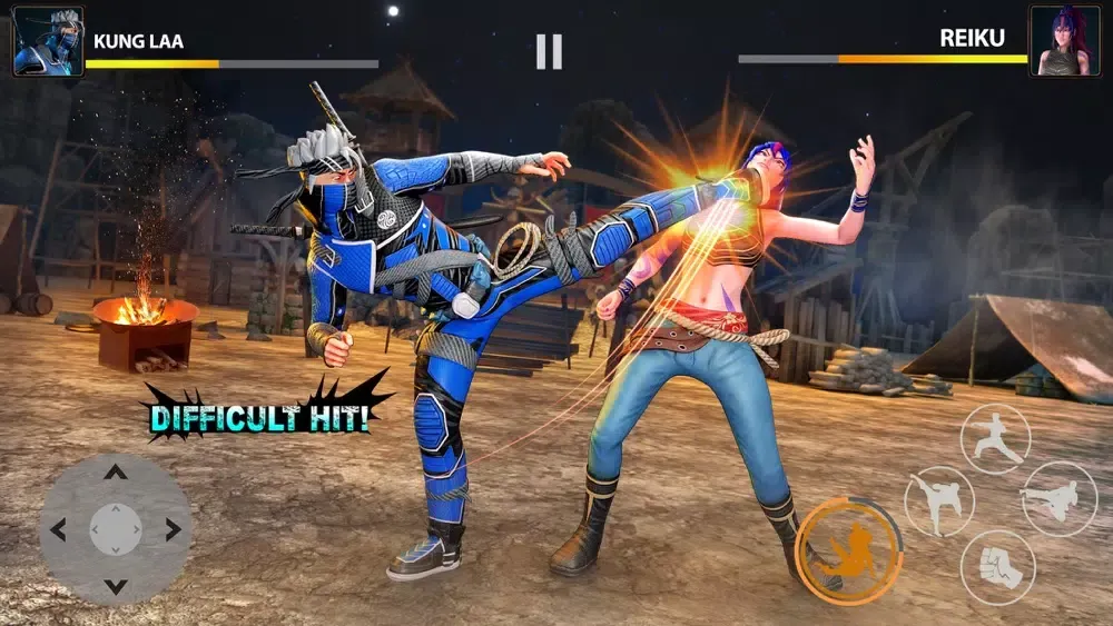 Capturas de tela do Final 3D Fight : Karate Games