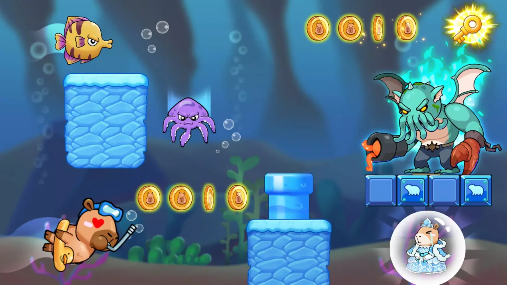 Super Capybara Adventure سکرین شاٹس