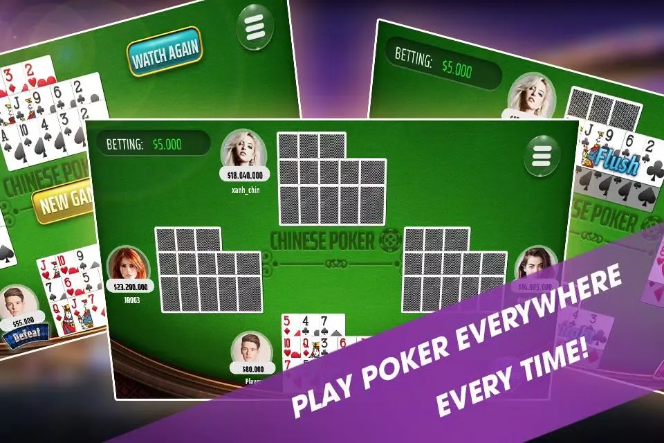 ภาพหน้าจอของ Chinese Poker