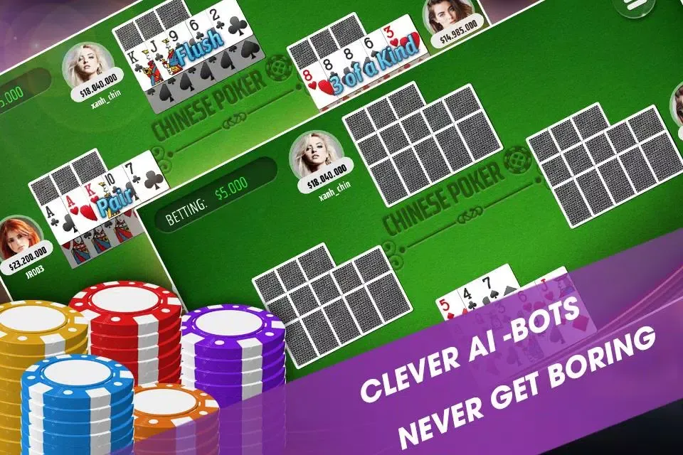 ภาพหน้าจอของ Chinese Poker